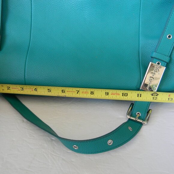 Foley + Corinna Teal Dione Satchel Crossbody GORGEOUS MINIMALIST BAG - Picture 3 of 11